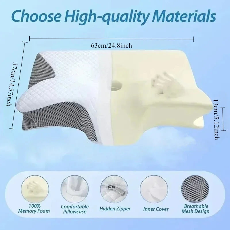 Butterfly Memory Foam Cervical Pillow For Neck Pain